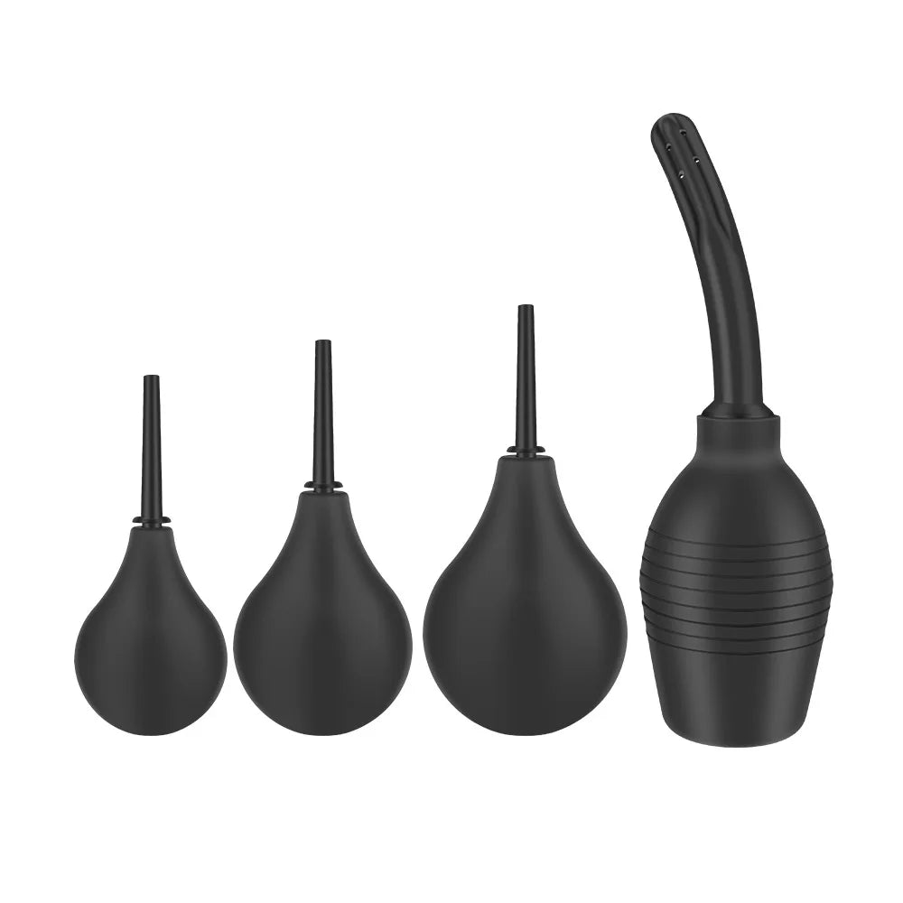 Silicone Anal Douche Bulb, 89 to 310ml