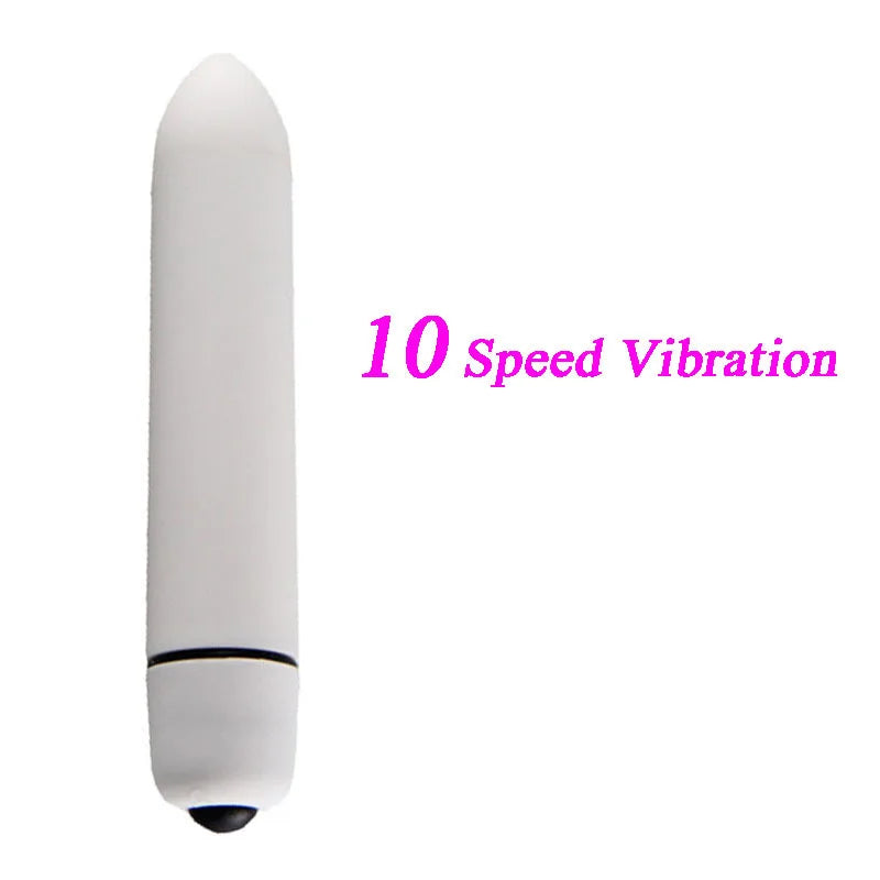 10-Speed Bullet Vibrator, 10 Colours