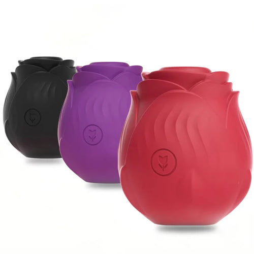 Rose Clitoral Suction Vibrator, 10 Modes