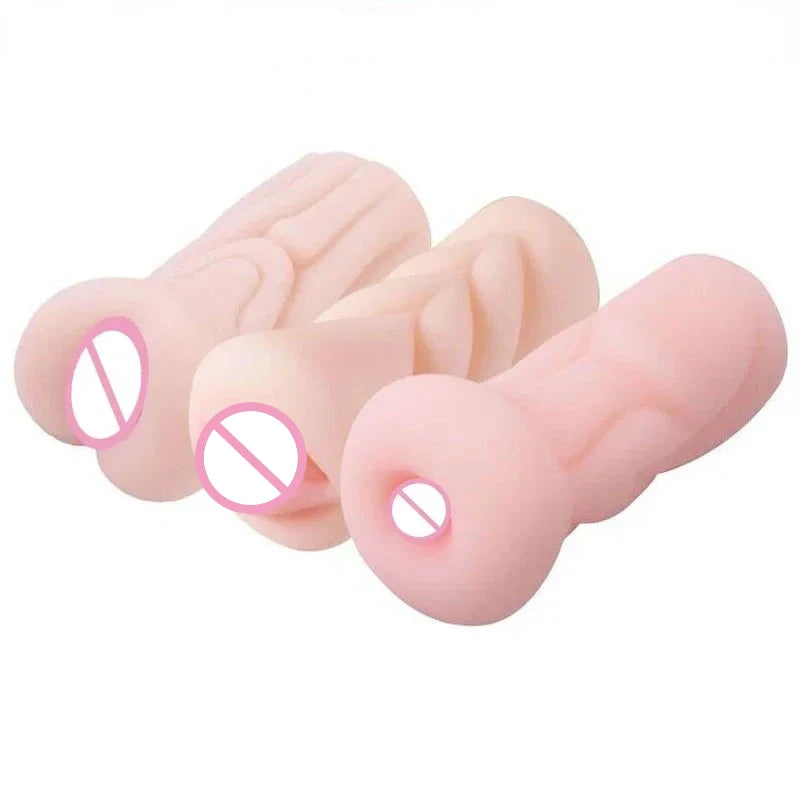 Silicone Pocket Masturbator Cup, Anal, Vaginal or Mouth Style