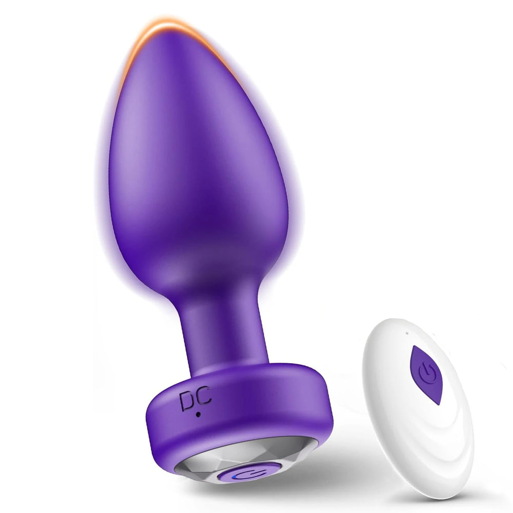 Vibrating Butt Plug, Remote or App Control, 10 Modes