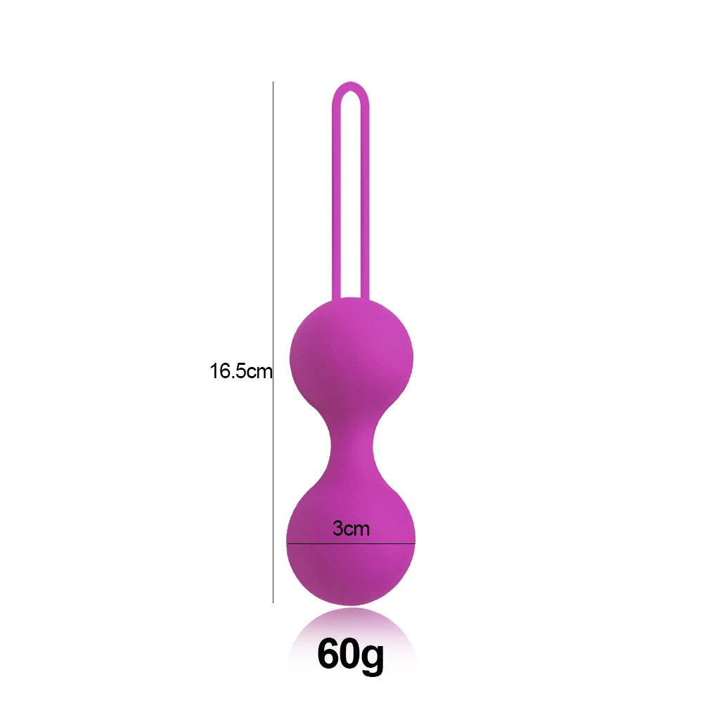Silicone Kegel Balls, Graduated Sizes