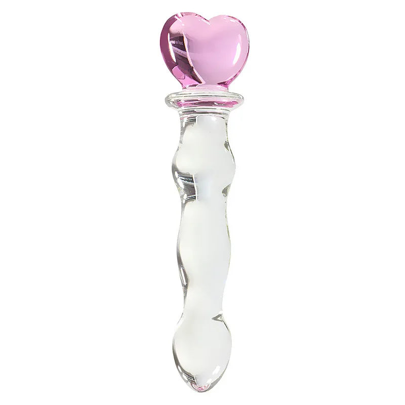 Glass Butt Plug, Star, Moon, Heart or Cat Shape