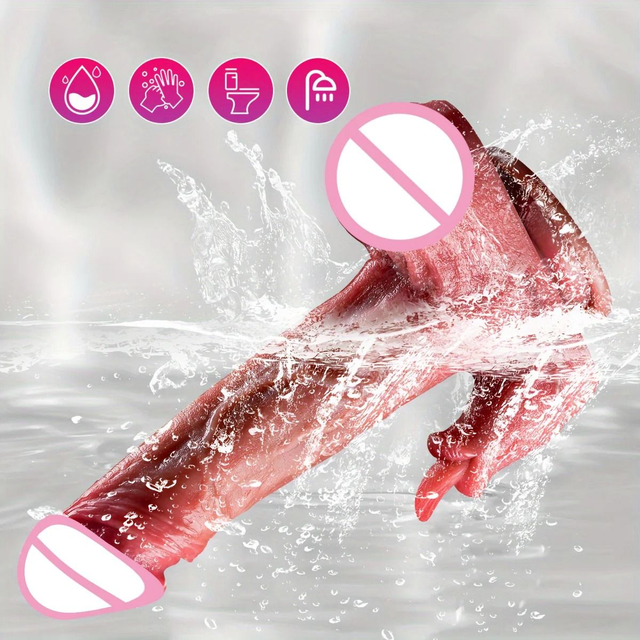 Licking Heating Thrusting Swinging Lifelike Dildo