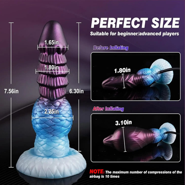 Inflatable Monster Dildo