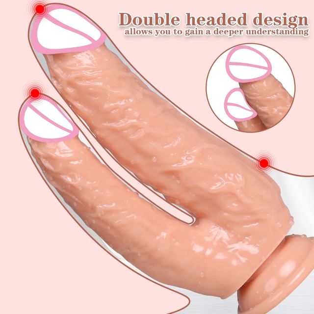 Double Headed Realistic Dildo