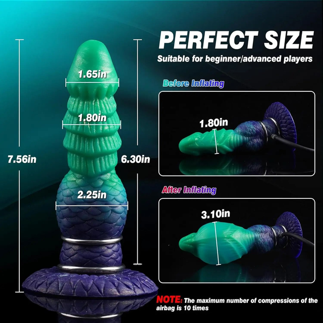 Inflatable Monster Dildo