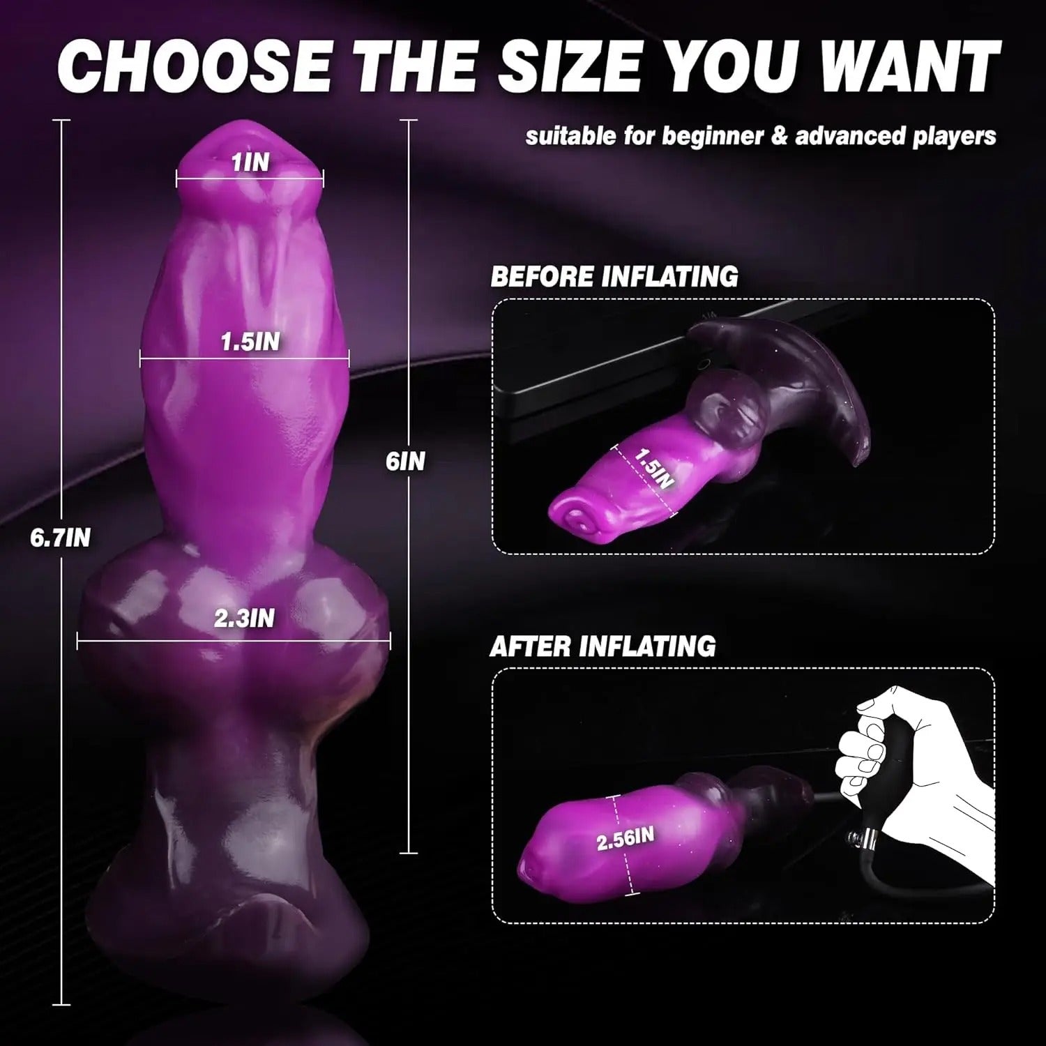 Inflatable Monster Dildo